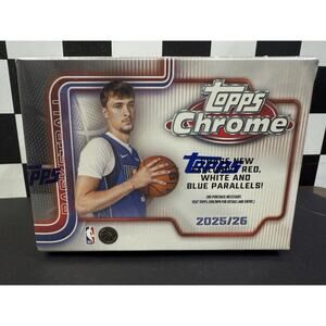 2025-26 TOPPS CHROME BASKETBALL VALUE BLASTER BOX SEALED IN HAND READY TO SHIP